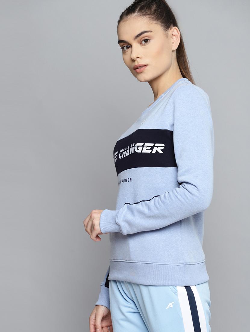 crew neck color block sweatshirt - 18030151 - Standard Image - 1