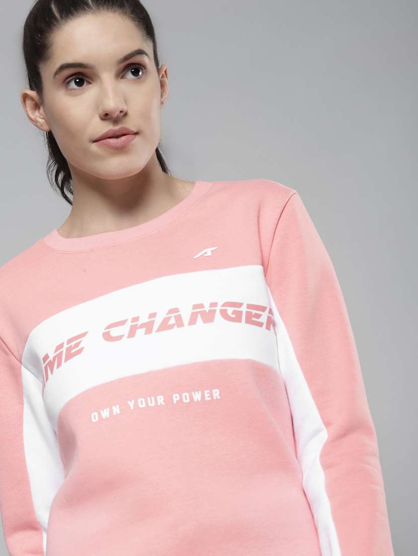 crew neck color block sweatshirt - 18030152 -  Standard Image - 1