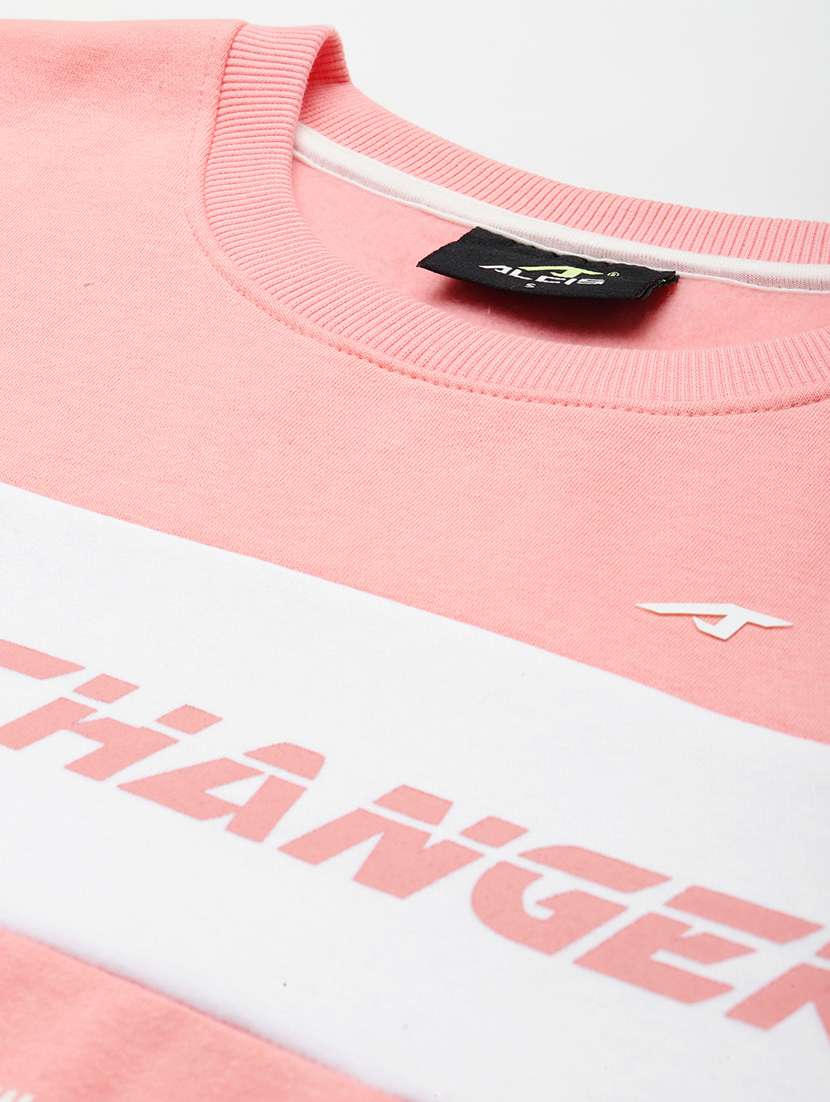 crew neck color block sweatshirt - 18030152 -  Standard Image - 4