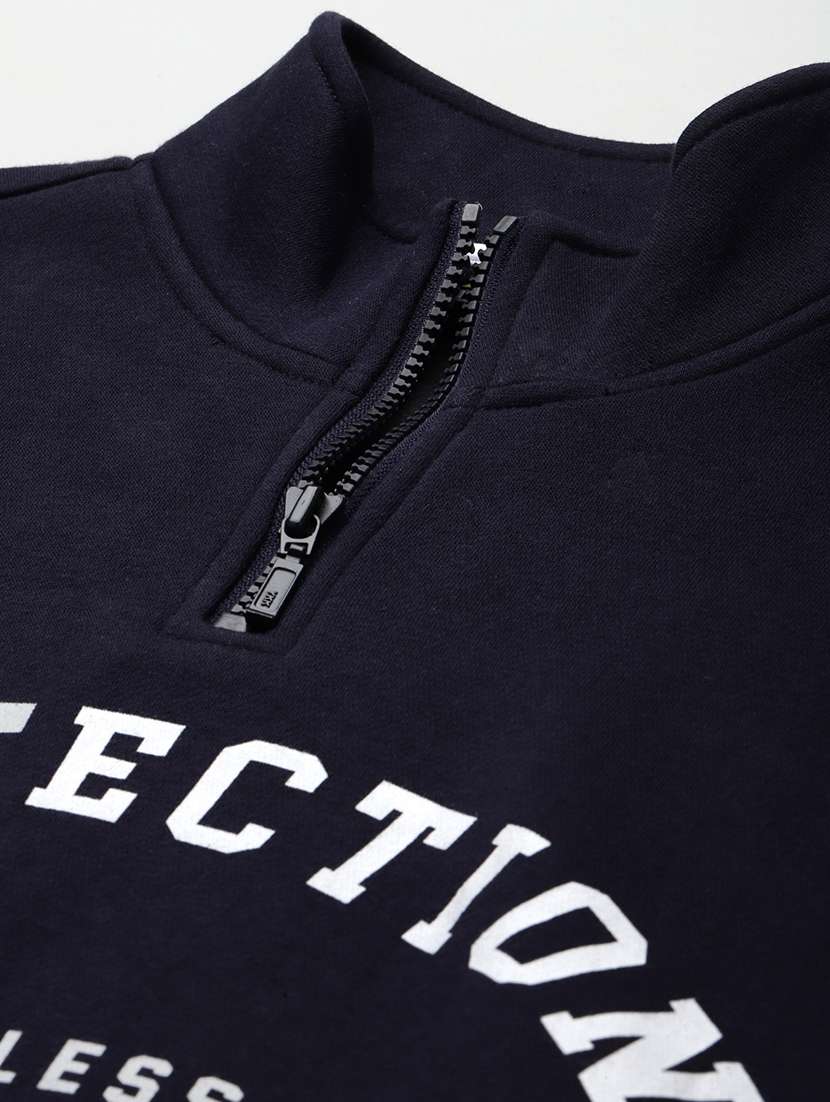 polo neck printed sweatshirt - 18030153 - Standard Image - 4