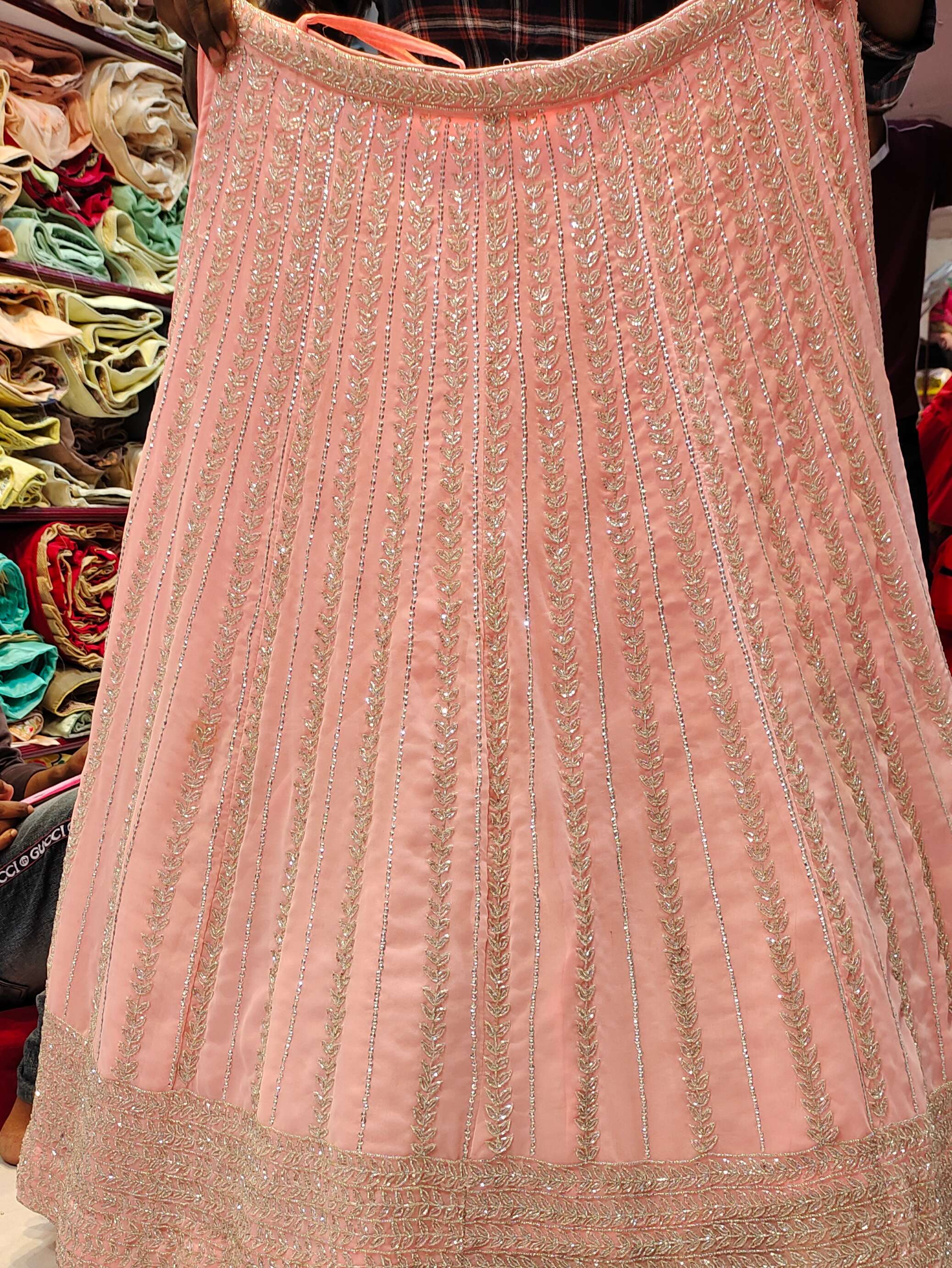 lehenga with blouse designs in net  - 18030454 -  Standard Image - 1