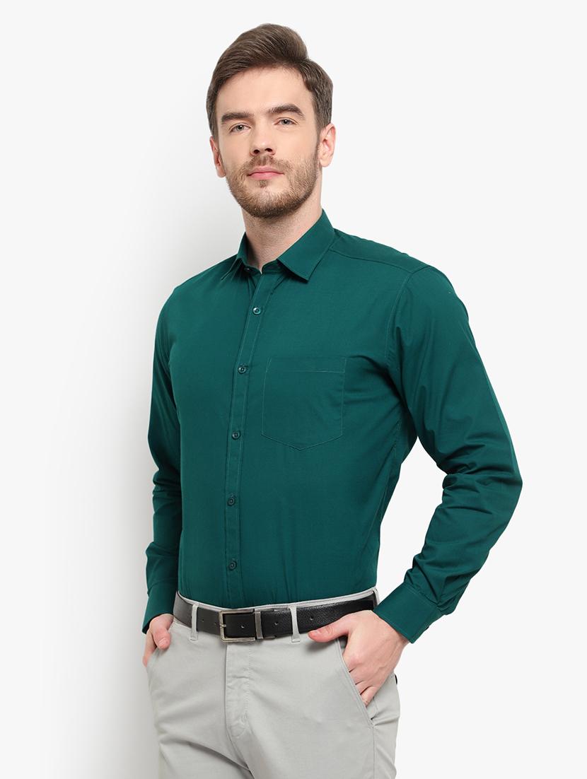 mens solids formal shirt - 18030711 -  Standard Image - 1