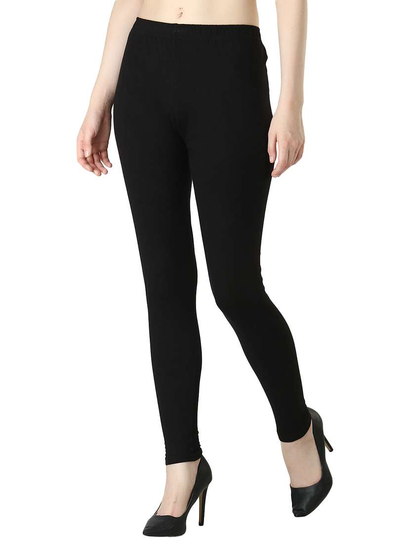 high rise solid legging - 18030766 -  Standard Image - 1