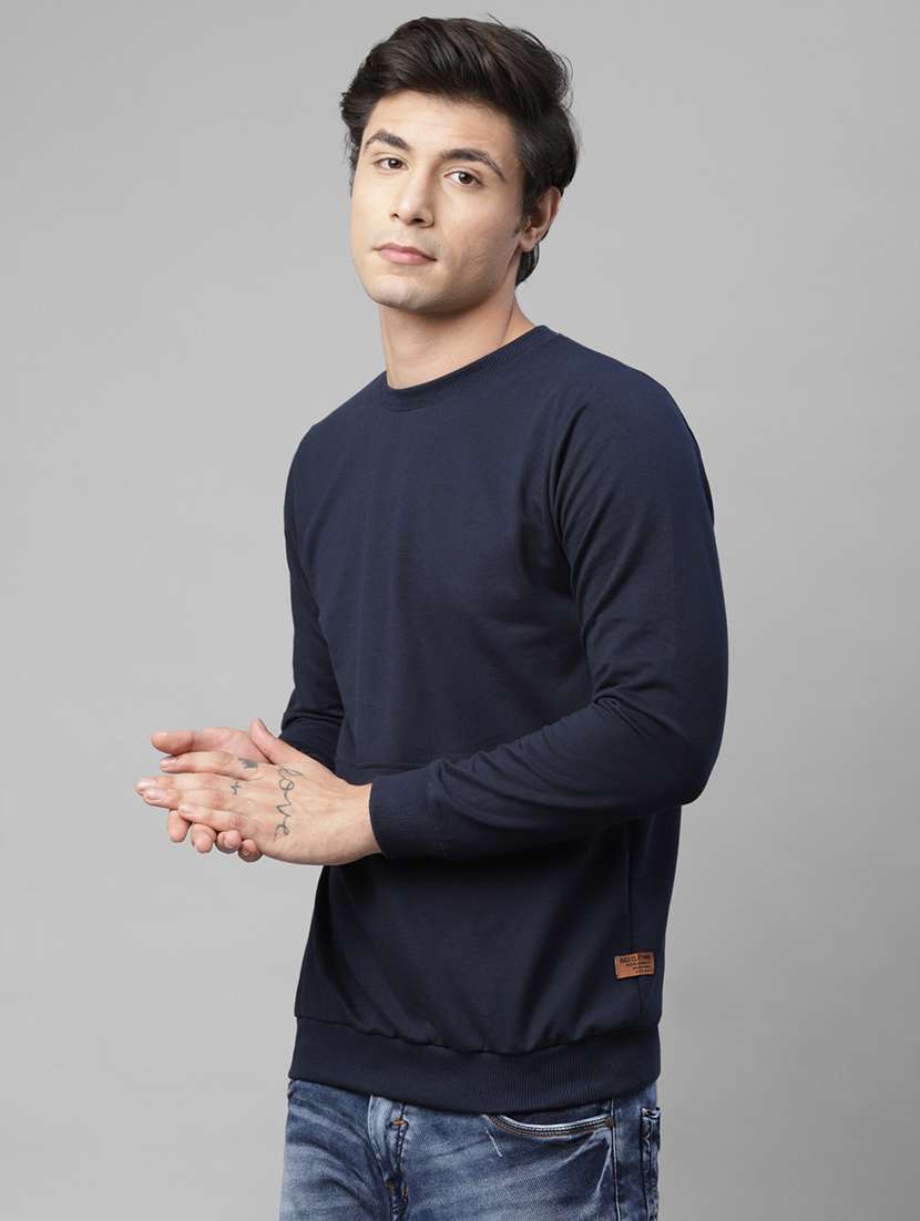 mens plain sweatshirt - 18030797 -  Standard Image - 1