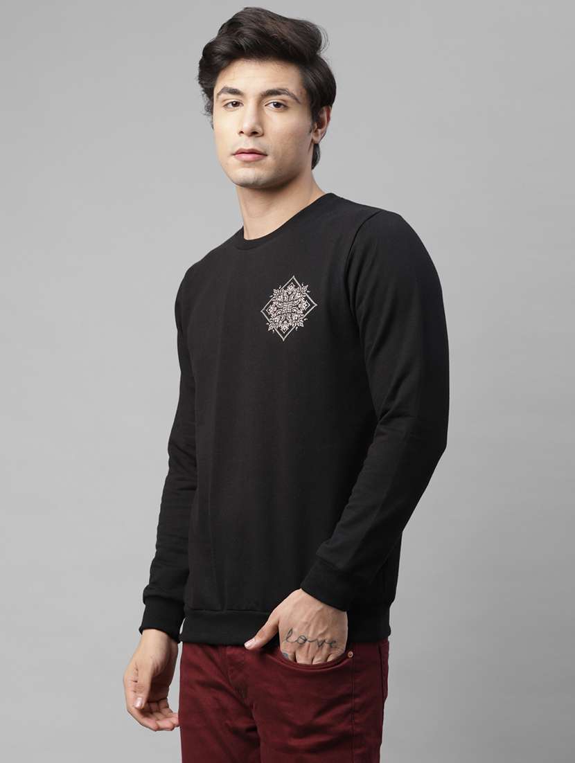 men long sleeves front & back printed sweatshirt  - 18030799 -  Standard Image - 1