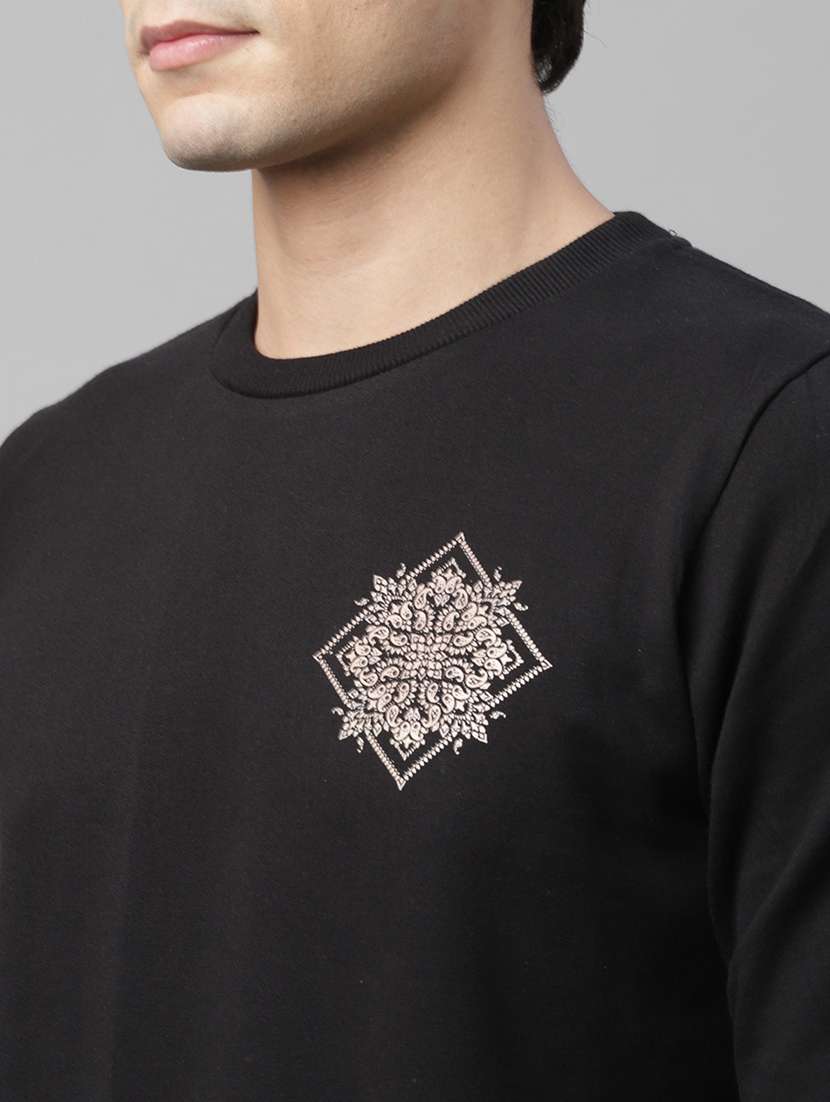 men long sleeves front & back printed sweatshirt - 18030799 - Standard Image - 4