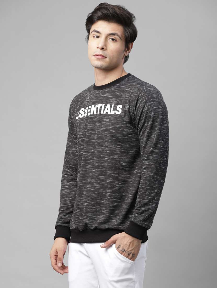 mens chest print sweatshirt - 18030800 -  Standard Image - 1