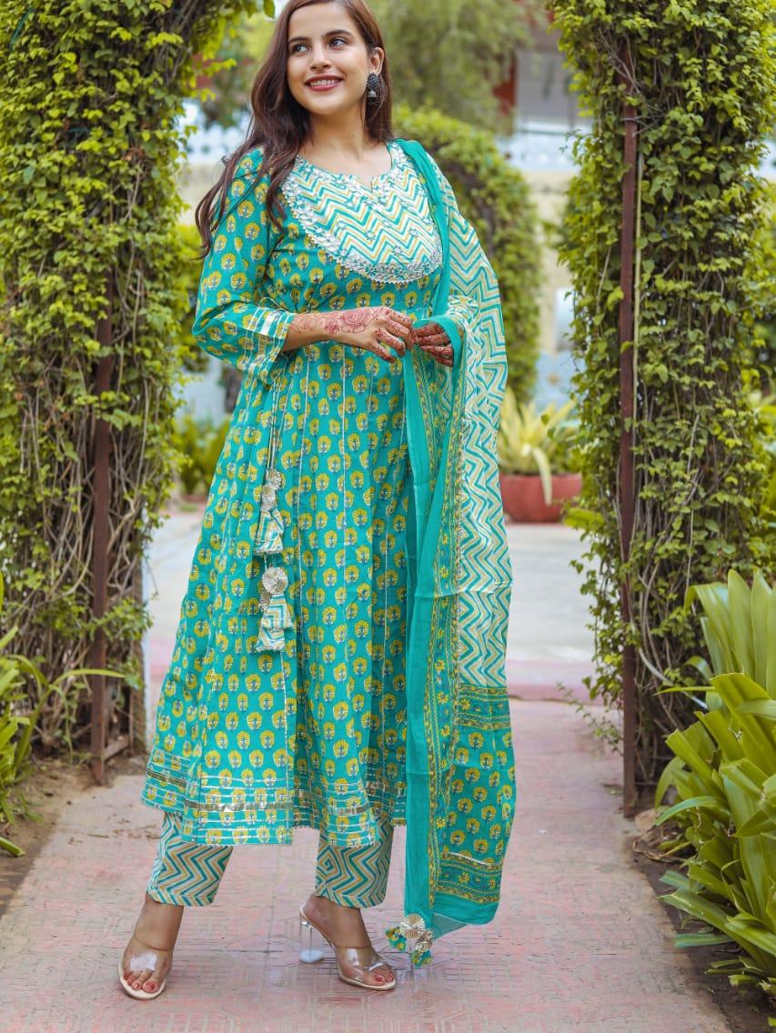 krta dupatta pant  - 18031086 -  Standard Image - 1