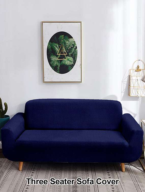 three seater sofa cover jacquard fabric