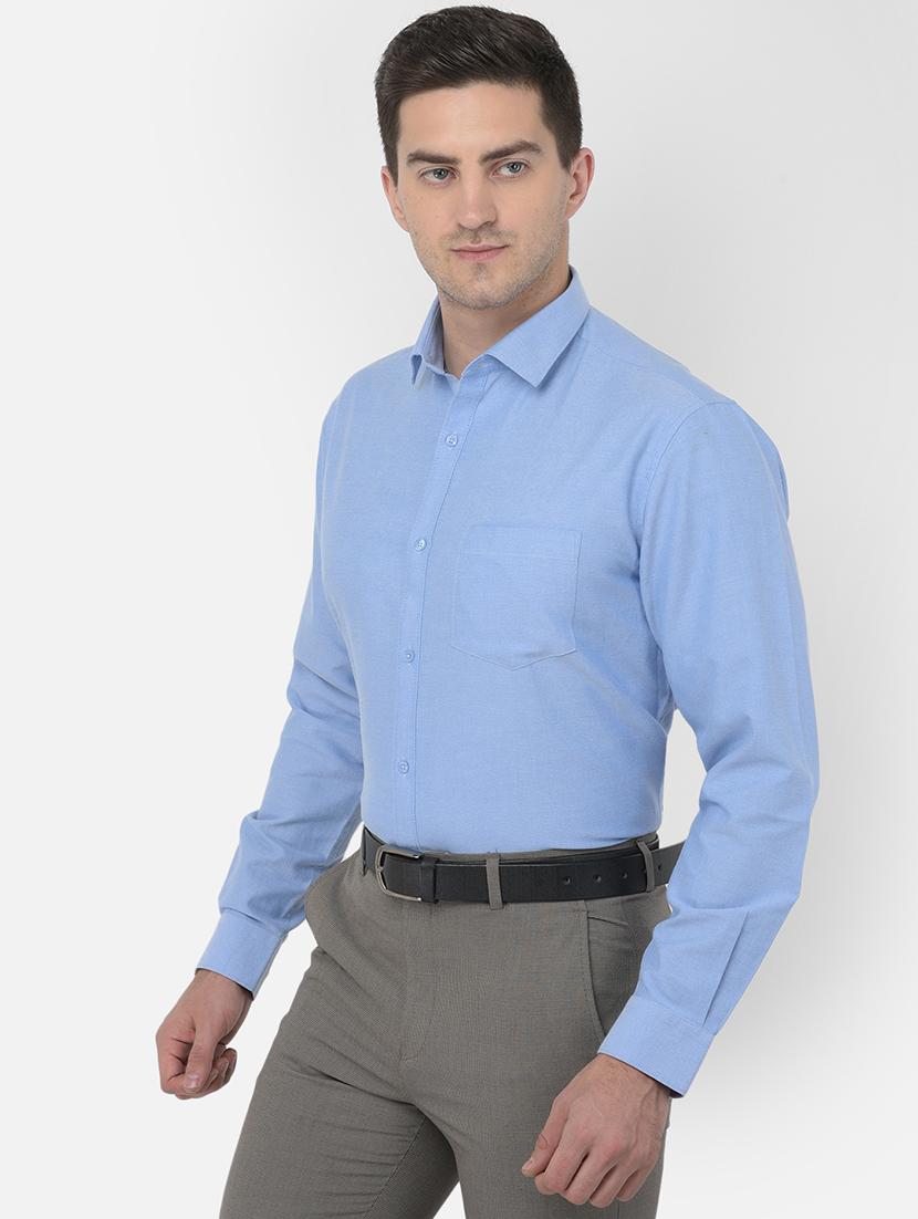 light blue solid formal shirt - 18032018 - Standard Image - 1