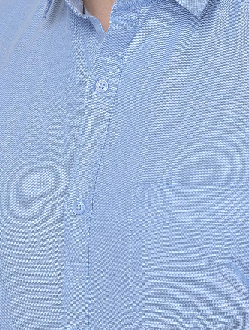 light blue solid formal shirt - 18032018 - Standard Image - 4