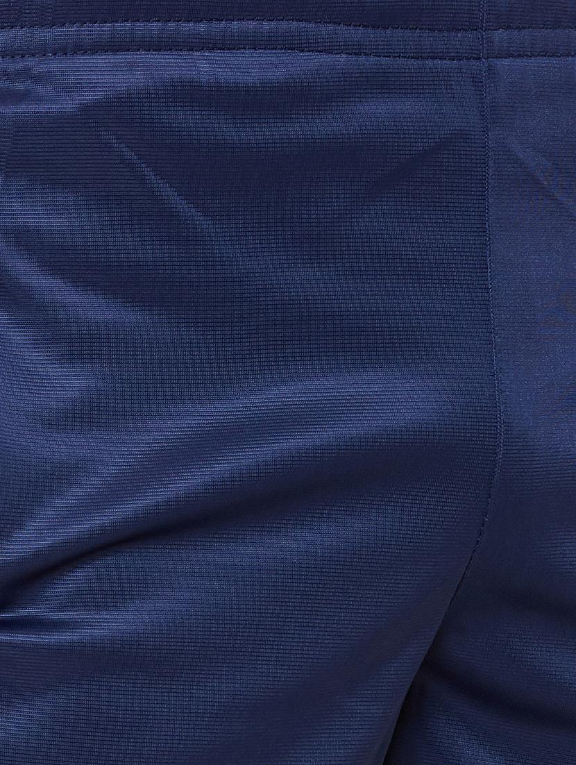 navy blue solid shorts - 18032514 - Standard Image - 4