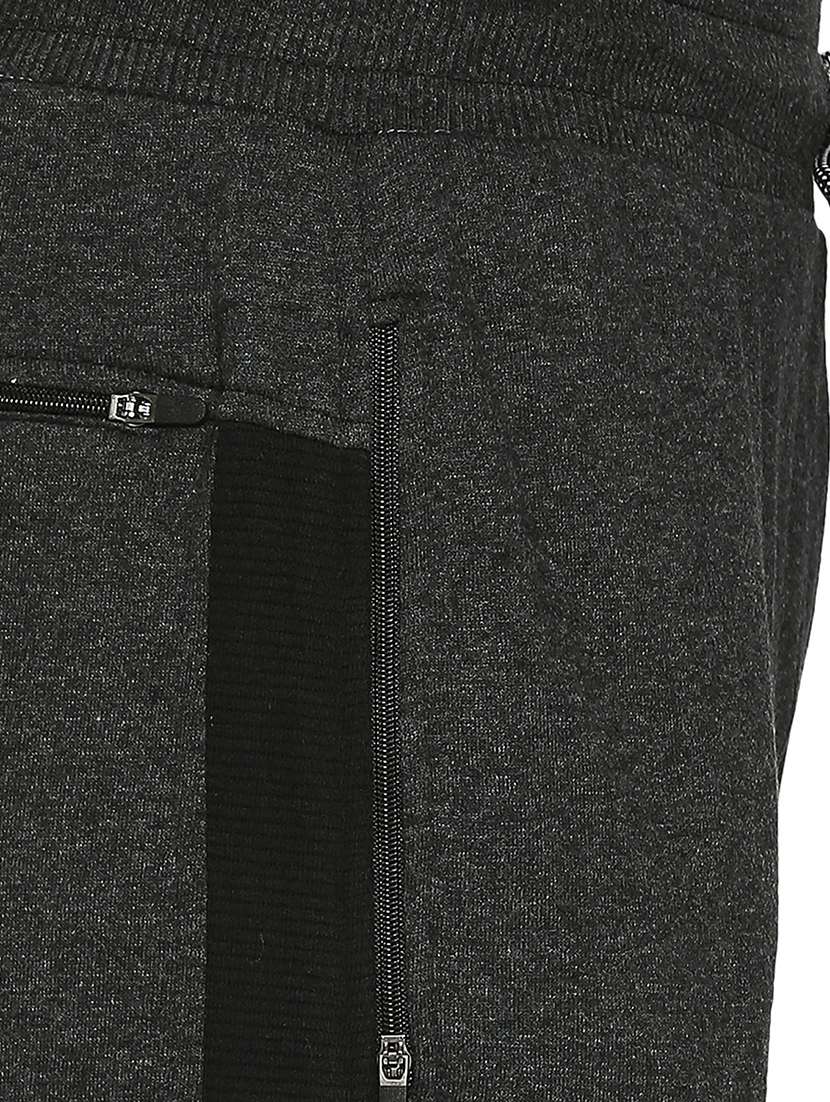 grey solid jogger - 18032717 - Standard Image - 4