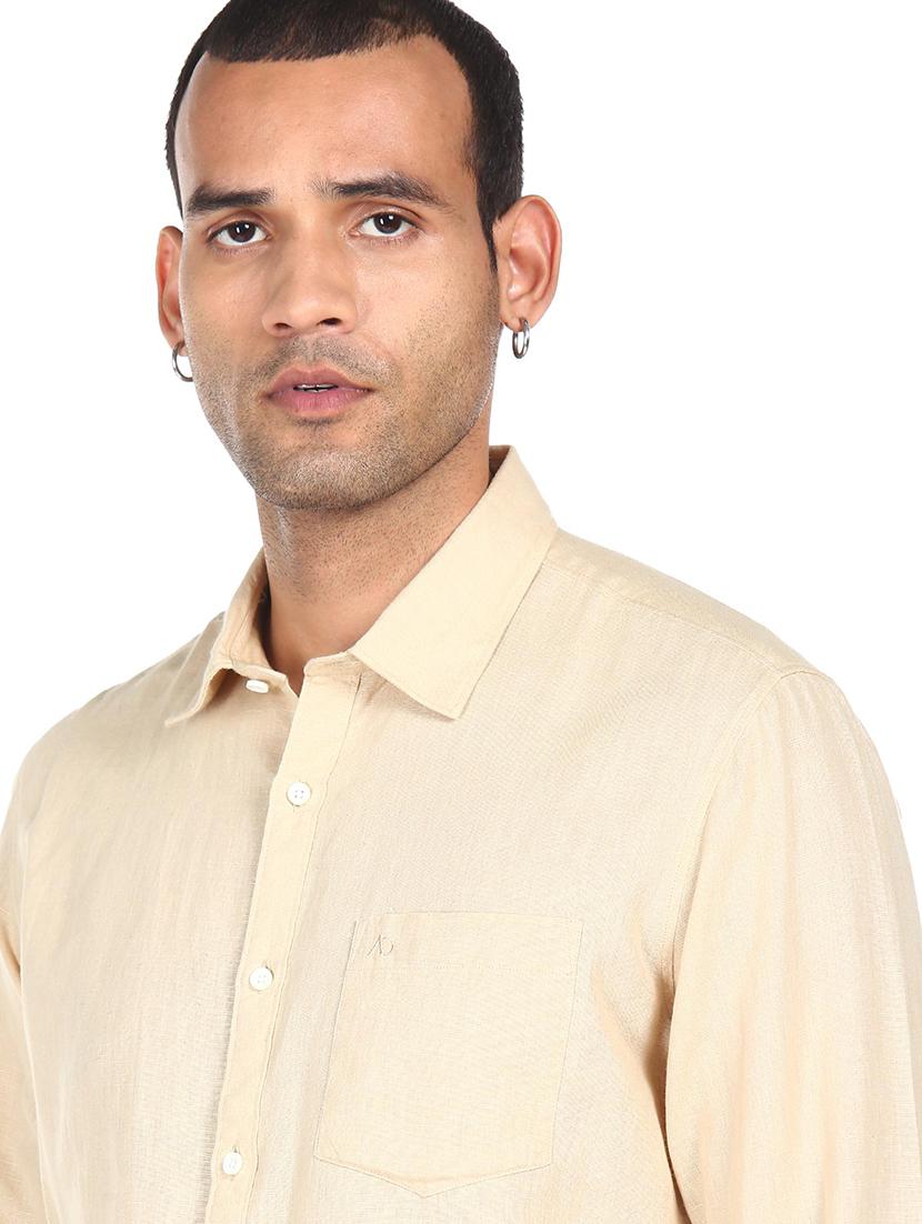 mens solid casual shirt - 18038454 - Standard Image - 4