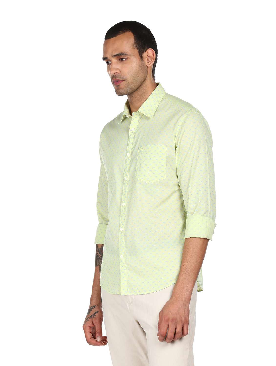 mens printed casual shirt - 18038476 -  Standard Image - 1
