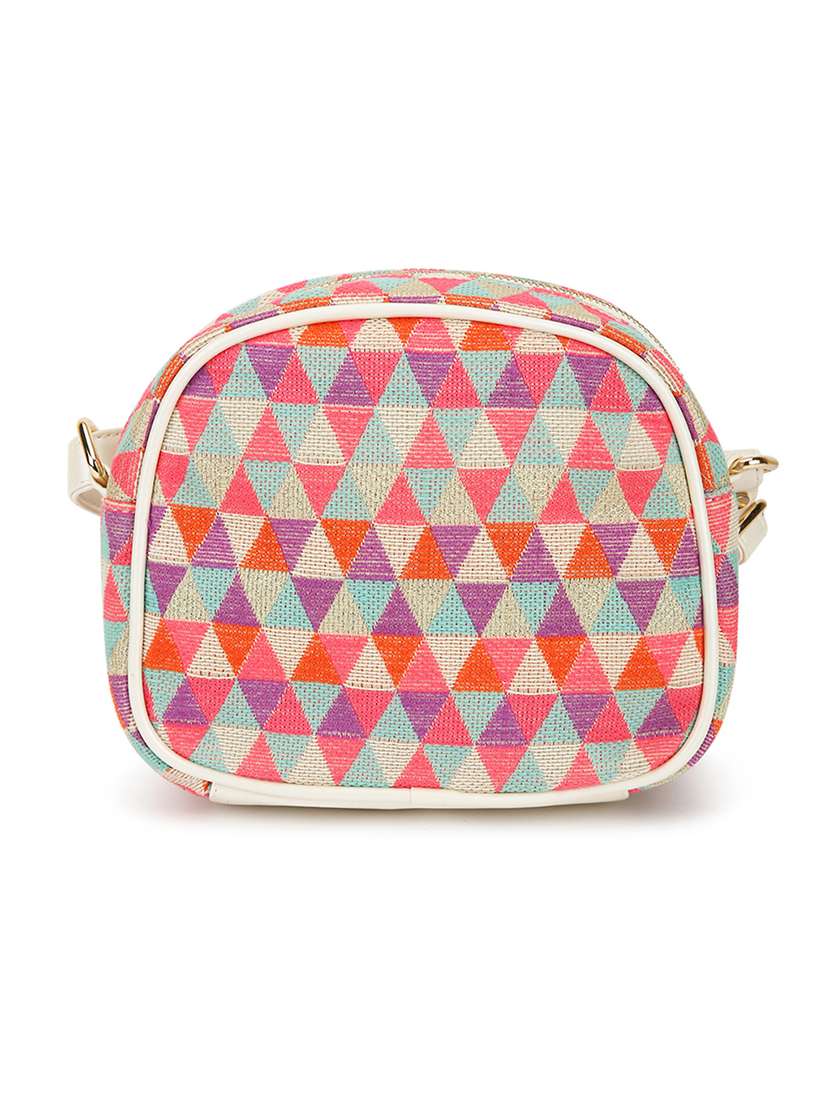 white leatherette (pu) sling bag - 18038702 - Standard Image - 1