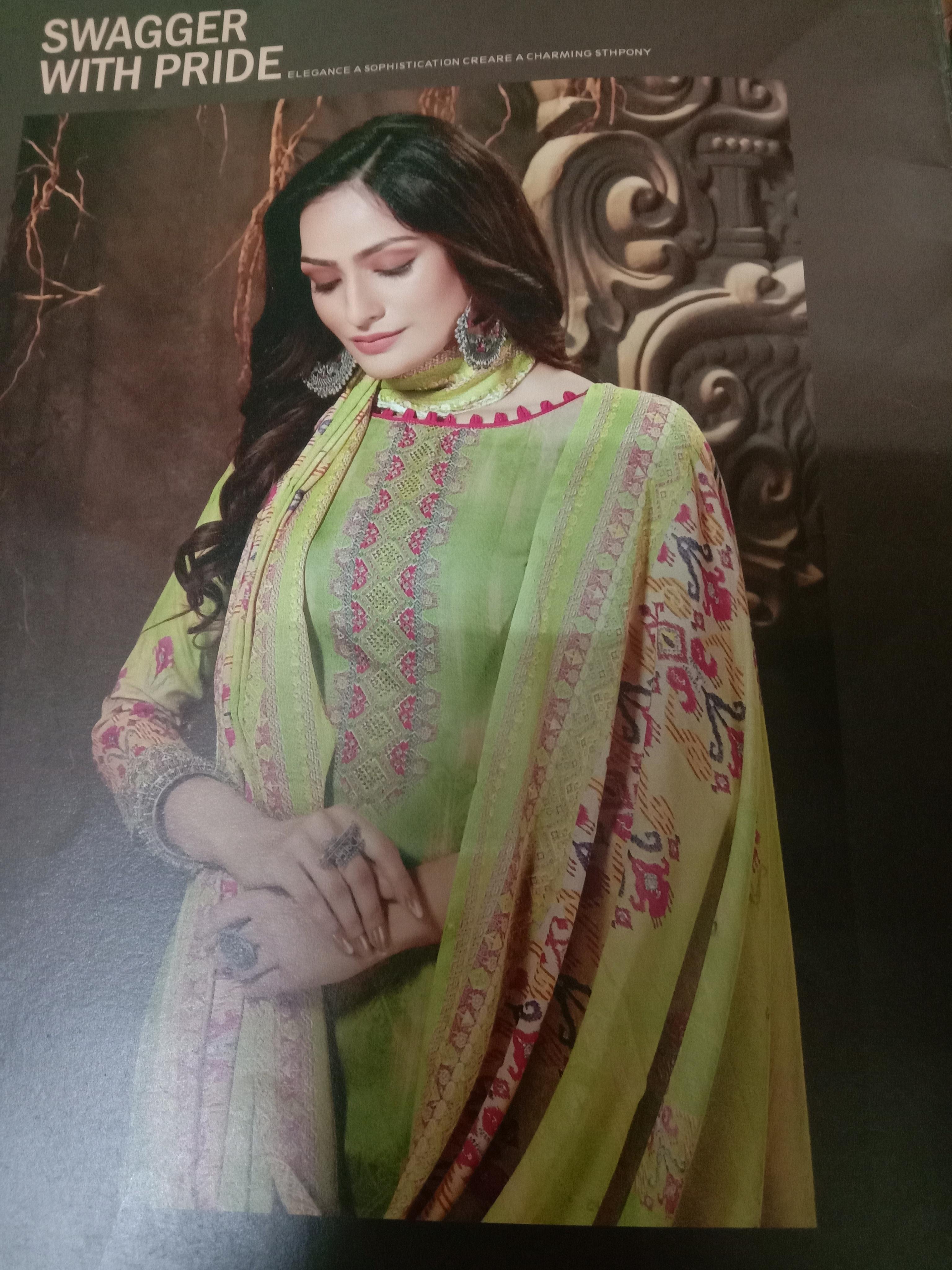 suite dupatta shalwar in velvet - 18039175 - Standard Image - 1