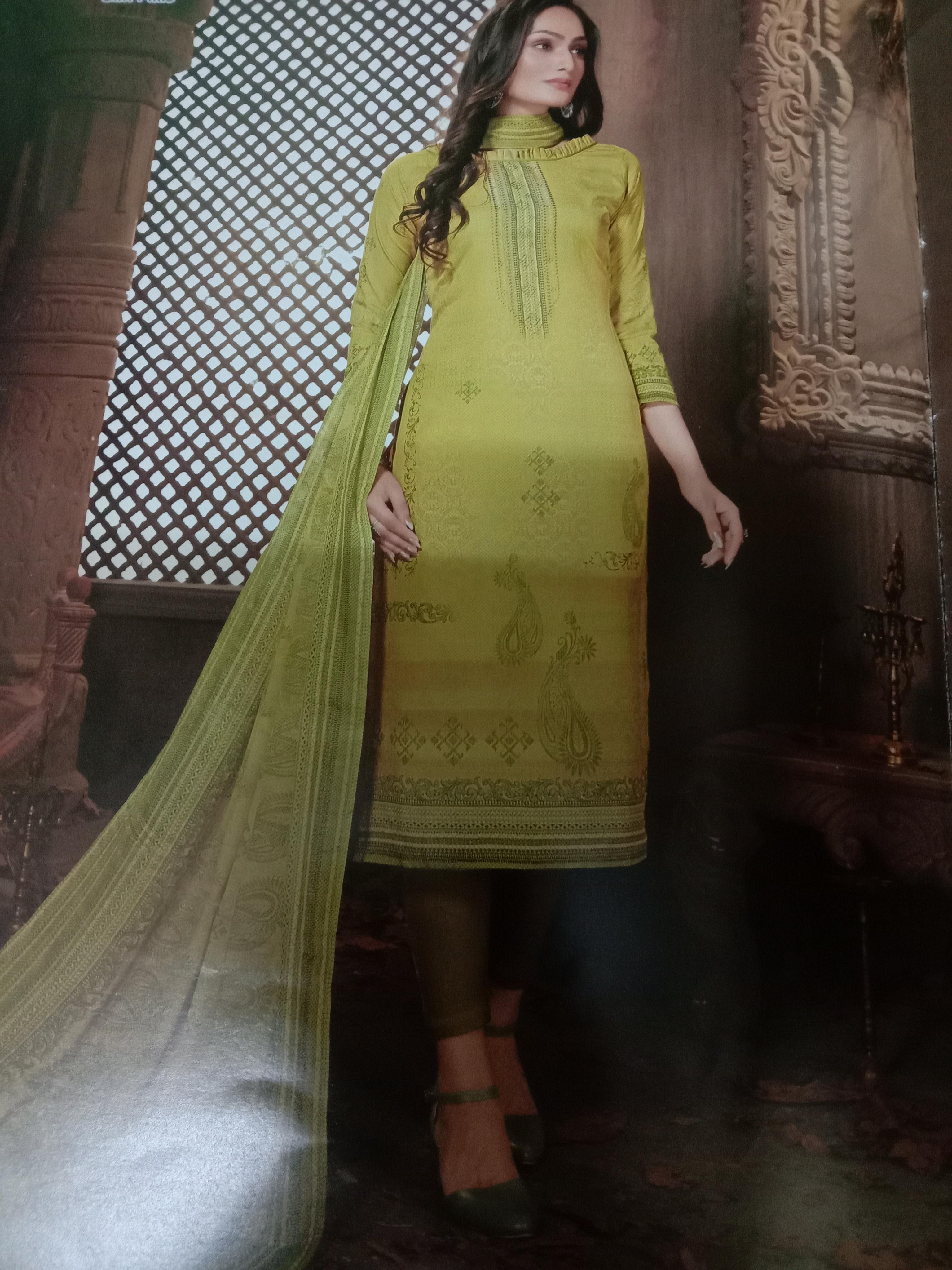 suite dupatta shalwar in velvet - 18039176 - Standard Image - 1