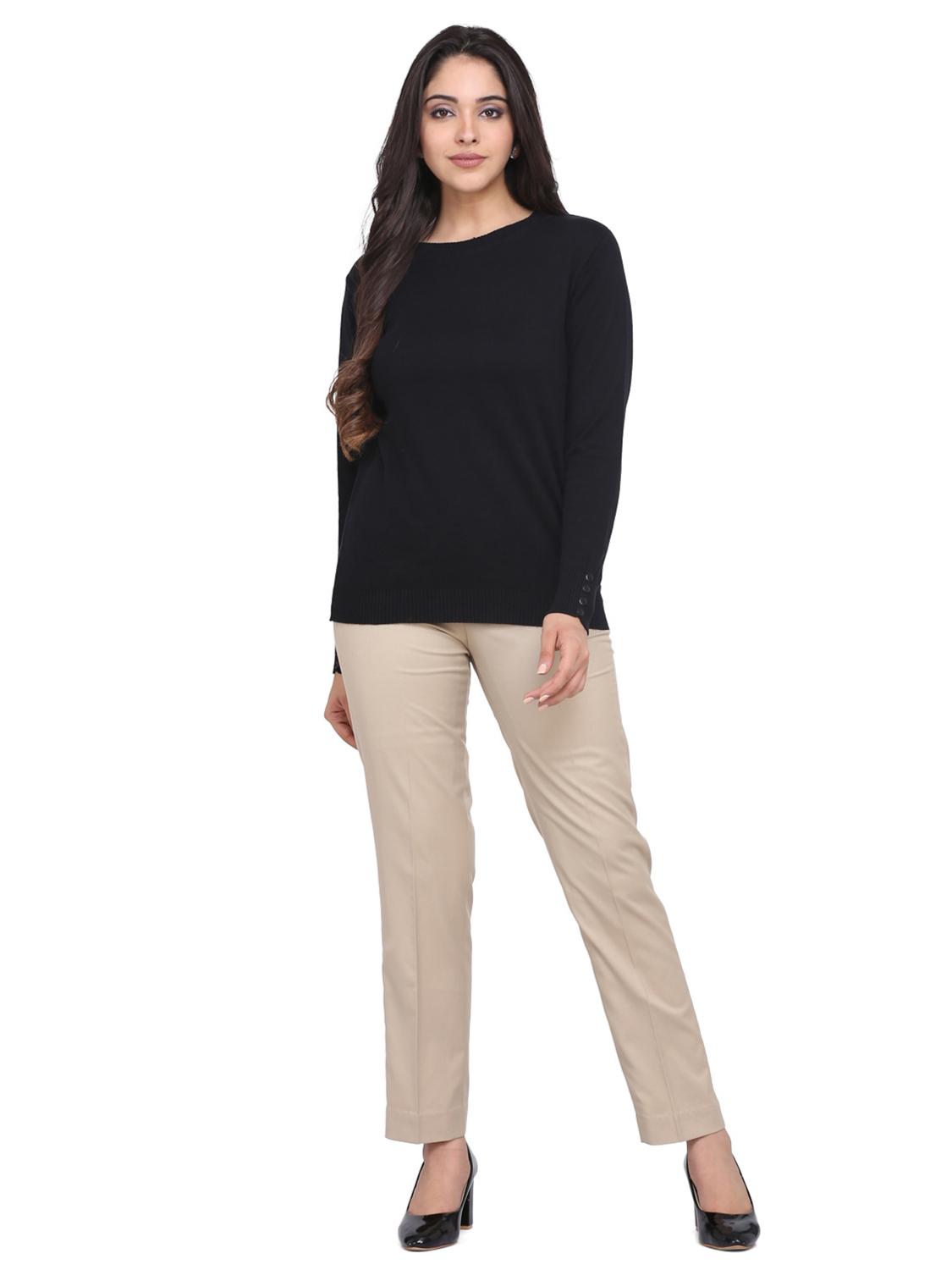 black regular pullover - 18039178 - Standard Image - 4