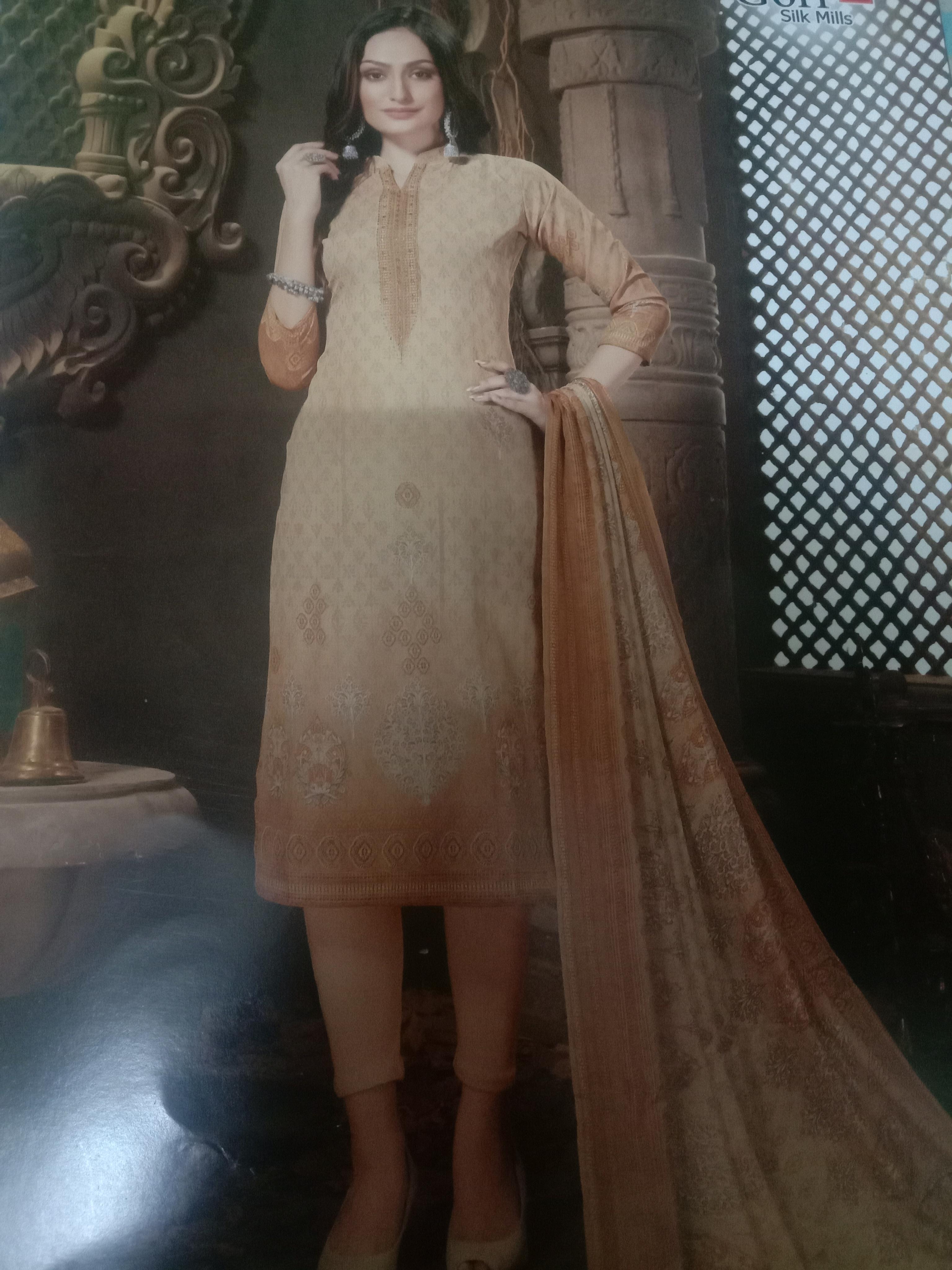 suite dupatta shalwar in velvet  - 18039182 -  Standard Image - 1