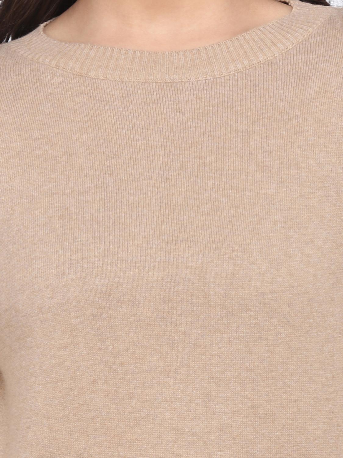 brown full sleeves regular pullover - 18039189 - Standard Image - 4