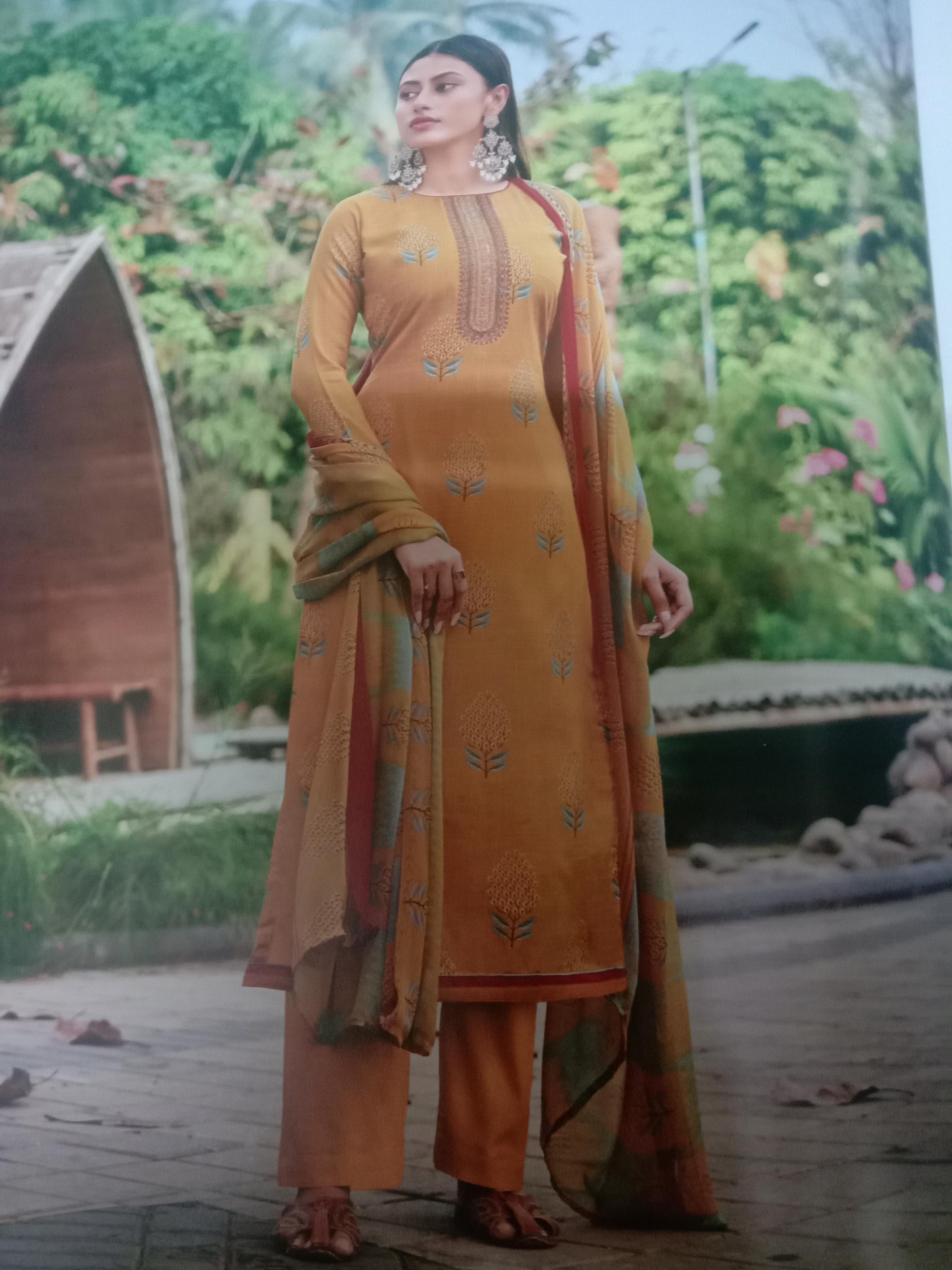 suite dupatta shalwar in cotton  - 18039199 -  Standard Image - 1