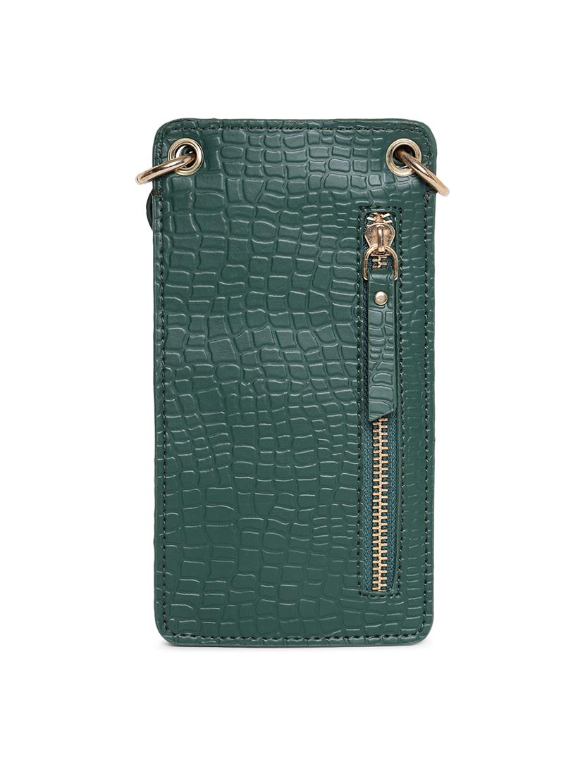 olive leatherette (pu) sling bag - 18039257 - Standard Image - 1