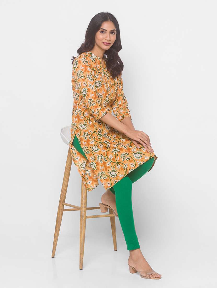 floral straight kurta - 18039526 - Standard Image - 4