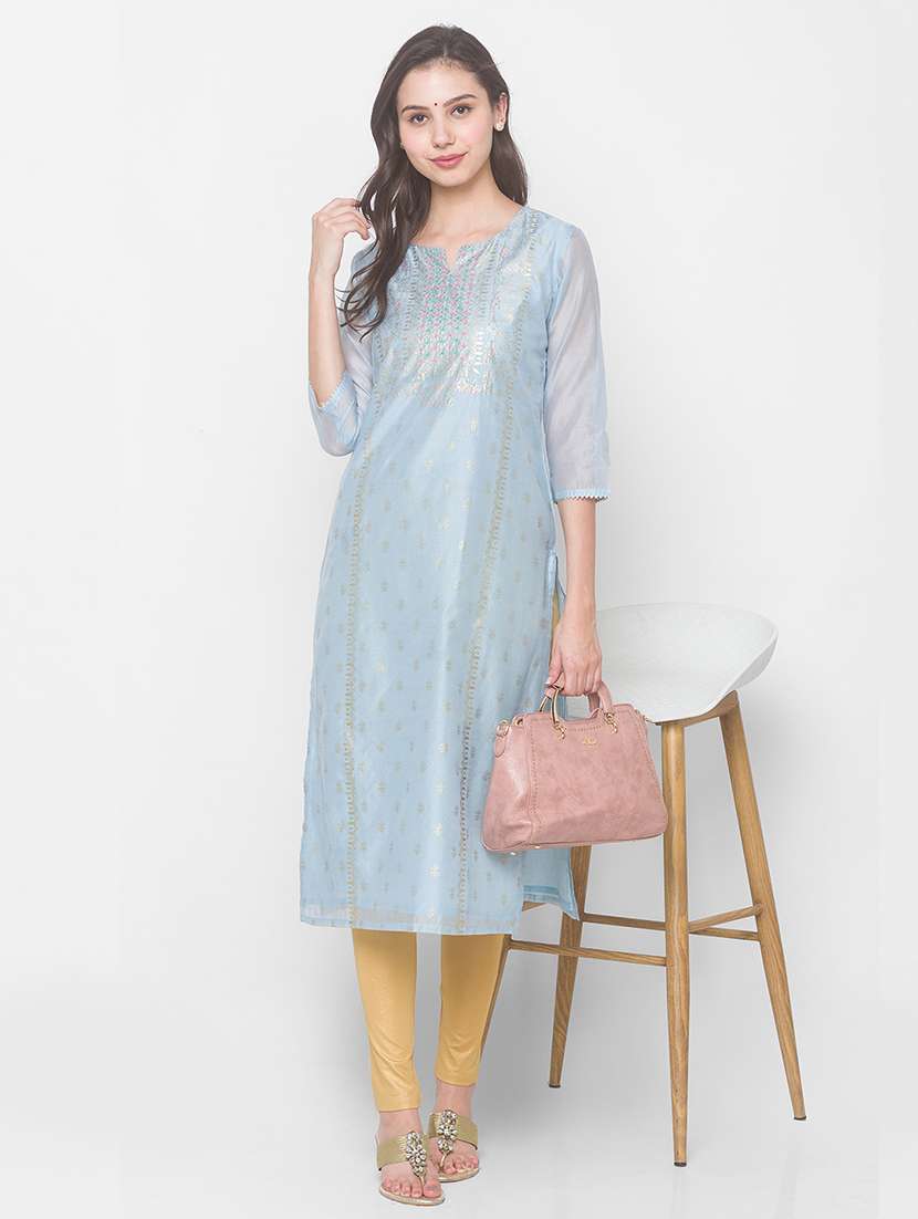 women's straight kurta - 18039545 -  Standard Image - 4