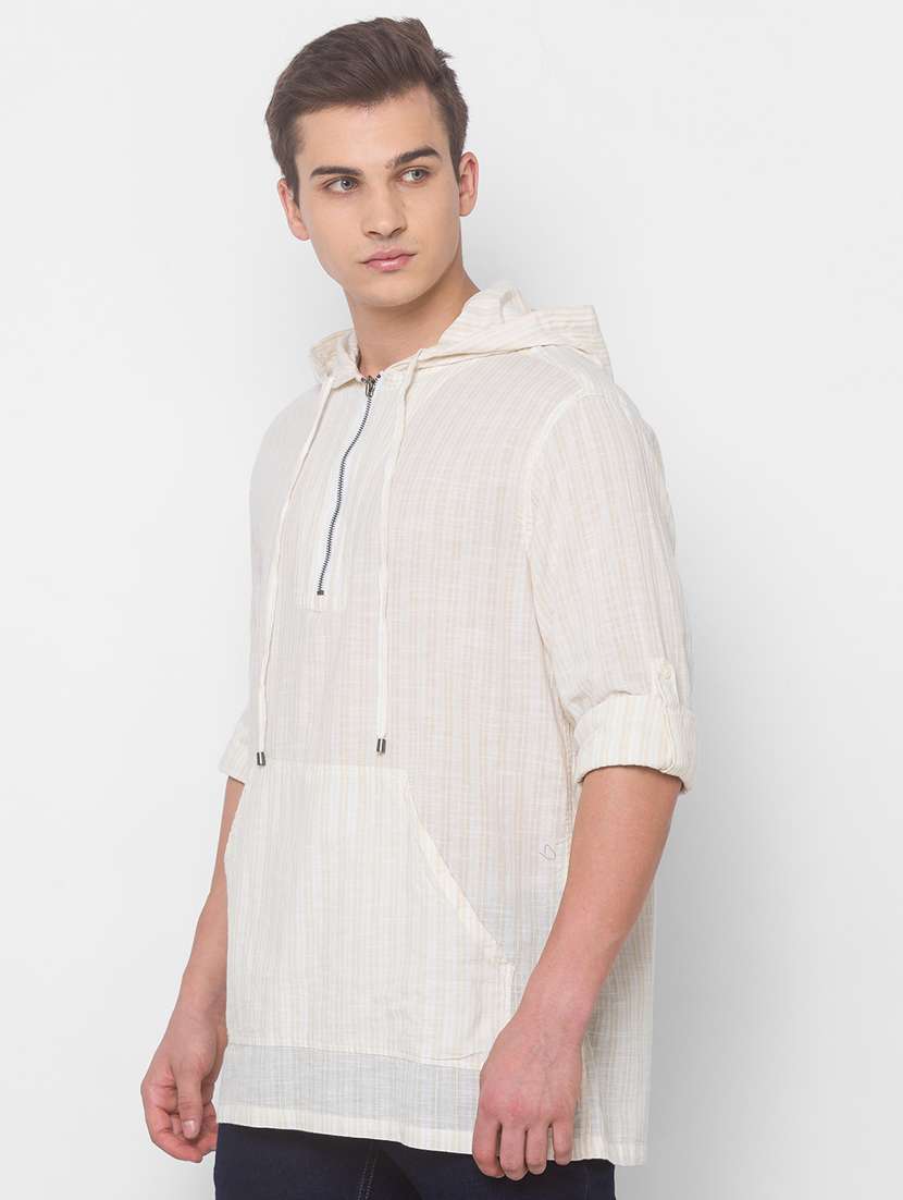 mens stripes casual shirt - 18039562 - Standard Image - 1