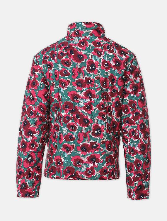 pink printed reversible jacket - 18039776 - Standard Image - 1