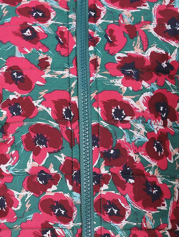 pink printed reversible jacket - 18039776 - Standard Image - 4