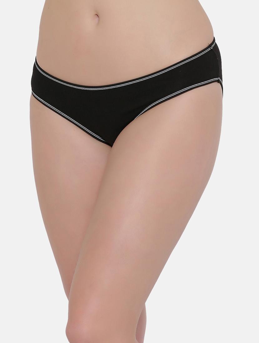 mid rise solid bikini panty - 18040362 - Standard Image - 1