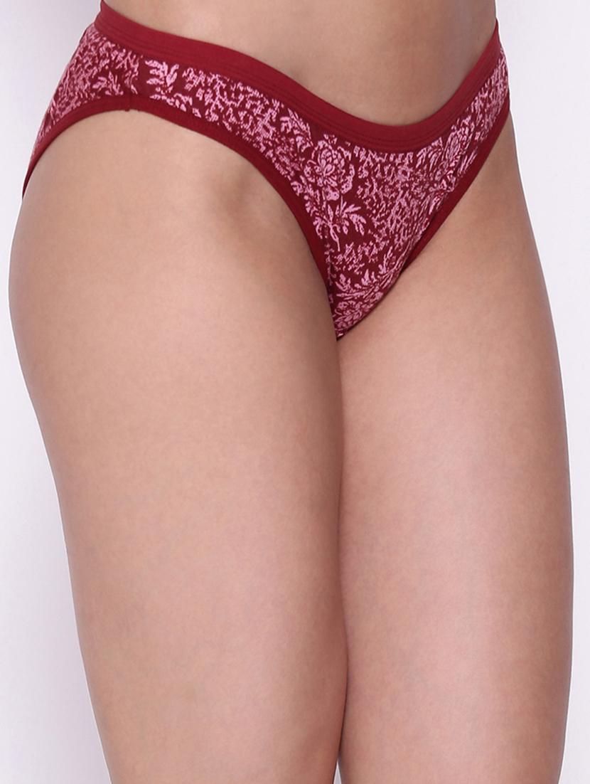 low rise printed bikini panty - 18040489 - Standard Image - 1