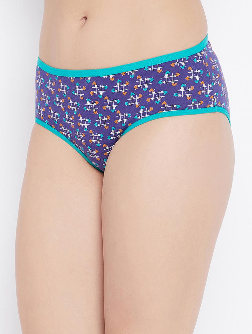 mid rise printed hipster panty - 18040558 - Standard Image - 1