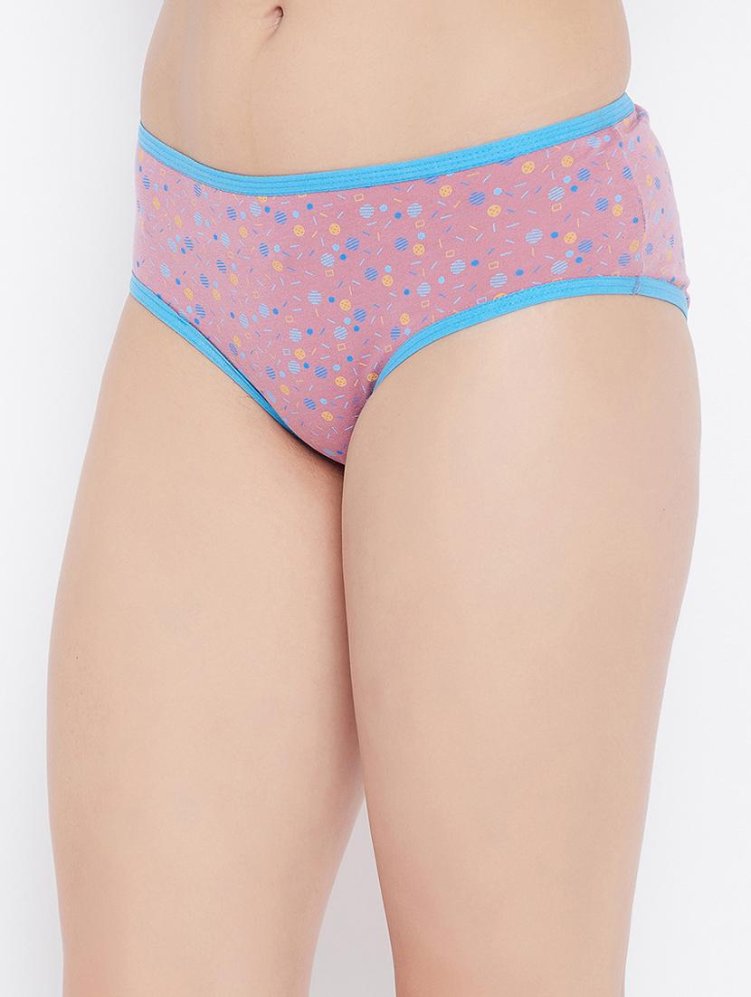 purple printed hipster panty - 18040561 - Standard Image - 1
