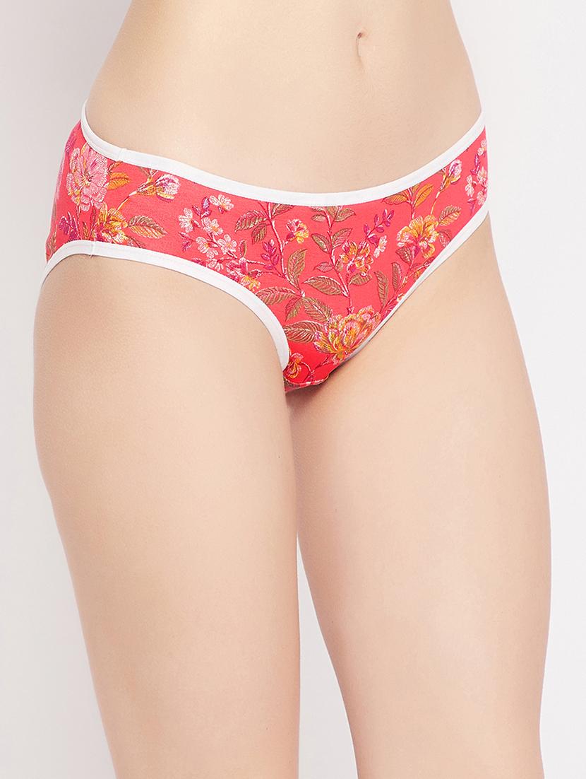 pink floral bikini panty - 18040595 - Standard Image - 1