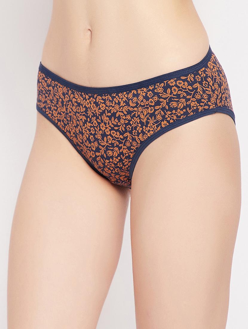 mid rise printed bikini panty - 18040604 - Standard Image - 1