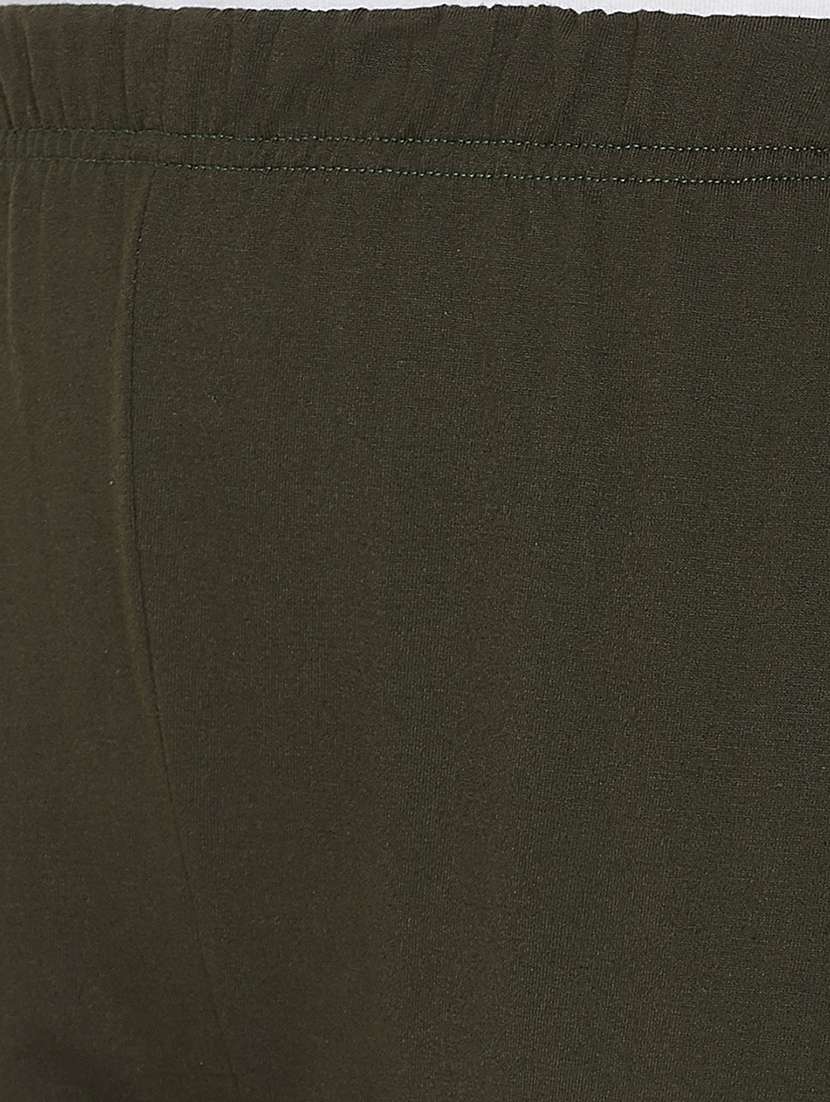 mid rise solid pajama - 18040636 -  Standard Image - 4