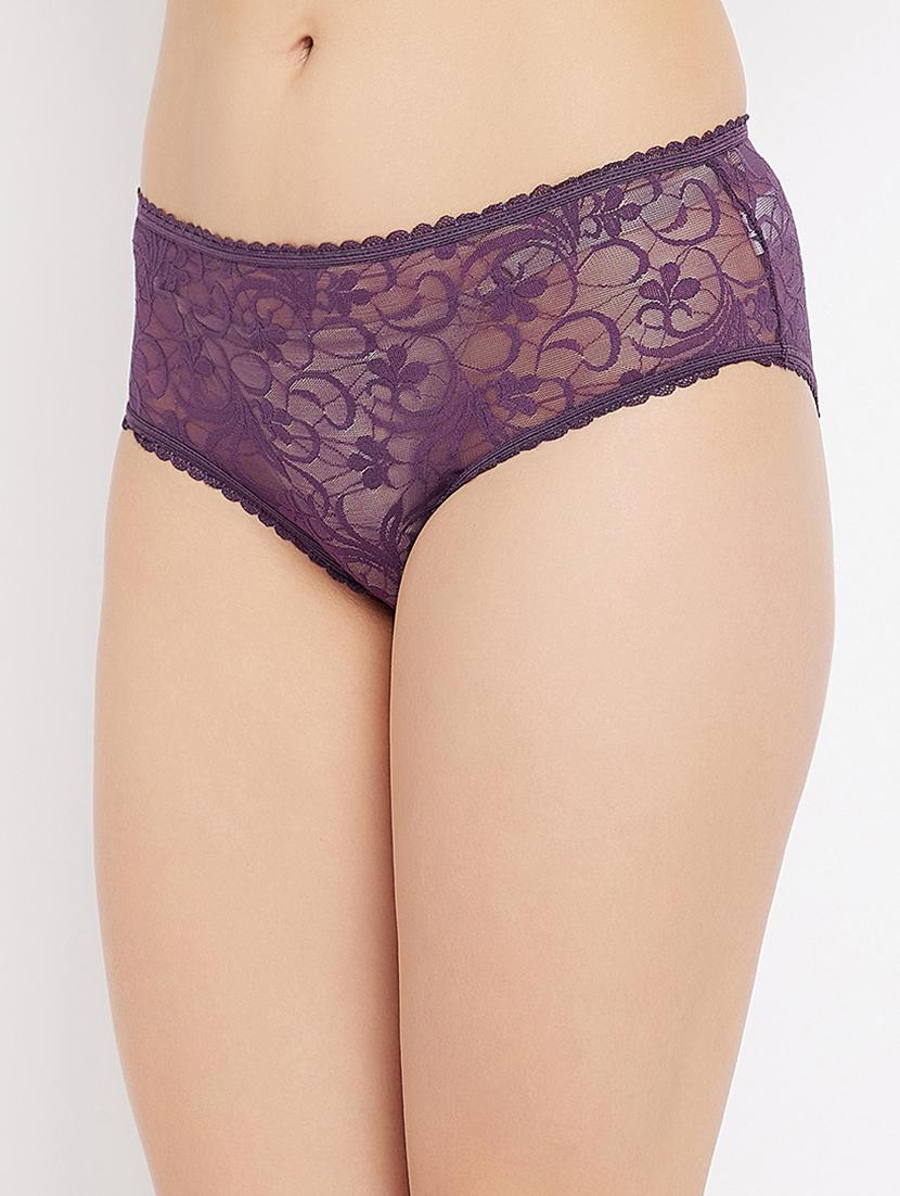 mid rise lace bikini panty - 18040660 -  Standard Image - 1