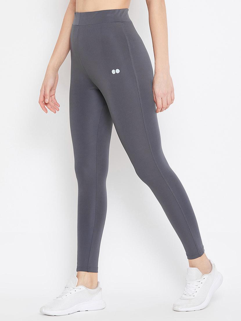 high rise solid track pant - 18040700 -  Standard Image - 1