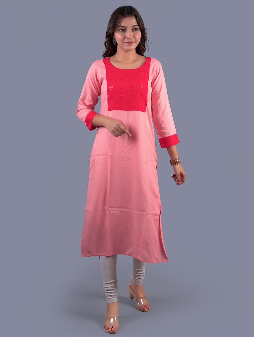 women's straight kurta - 18041163 - Zoom Image - 0