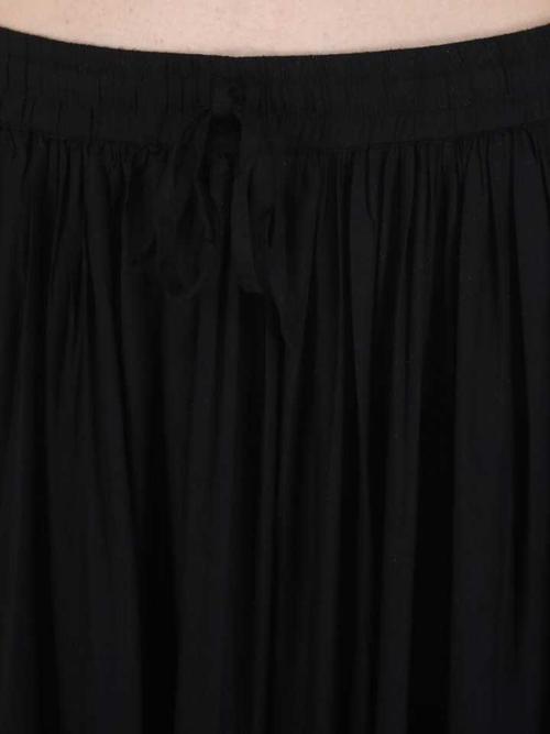women flared black gota patti skirt  - 18041248 -  Standard Image - 0