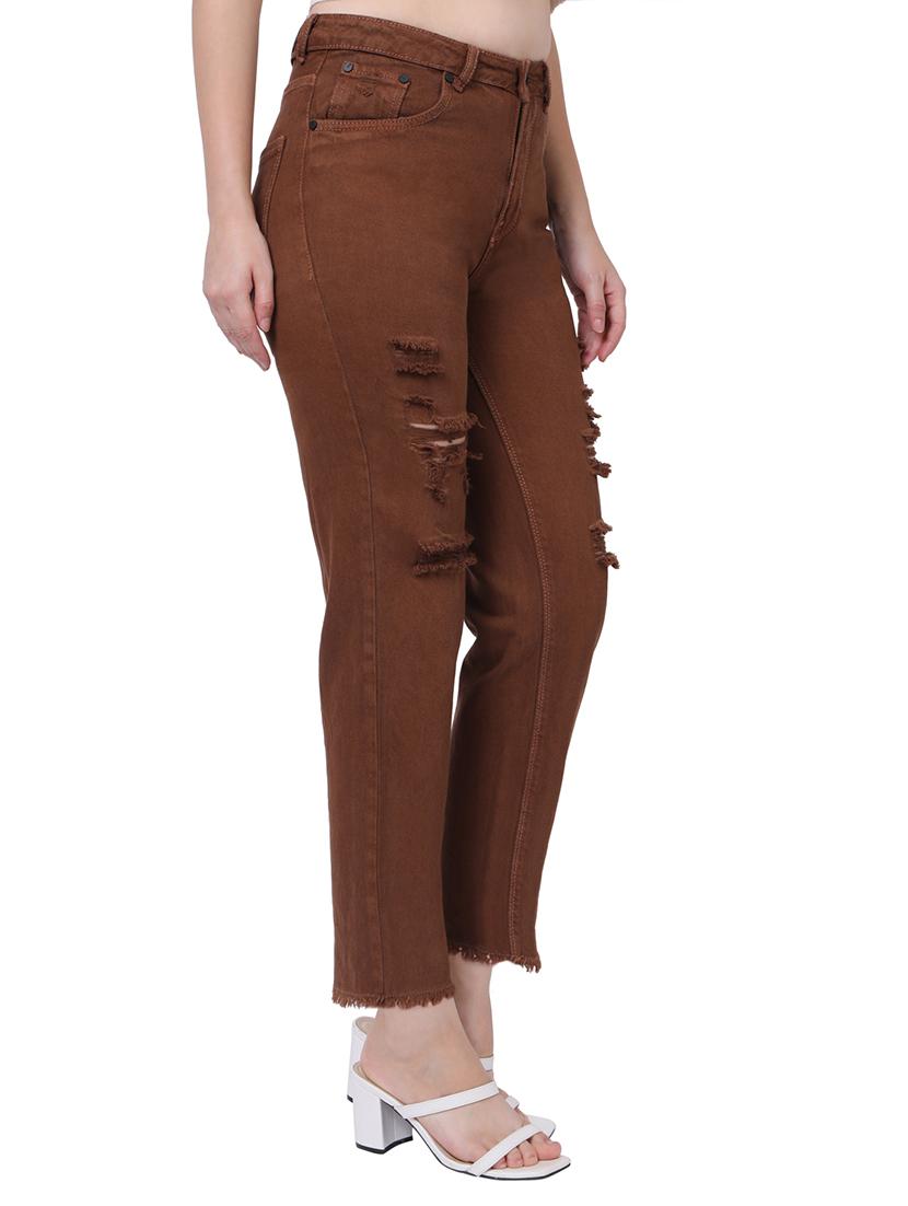 mid rise distressed jean - 18041266 -  Standard Image - 1