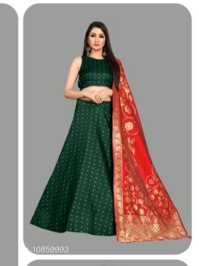 jacquard but i lehenga choli with  - 18041277 -  Standard Image - 1