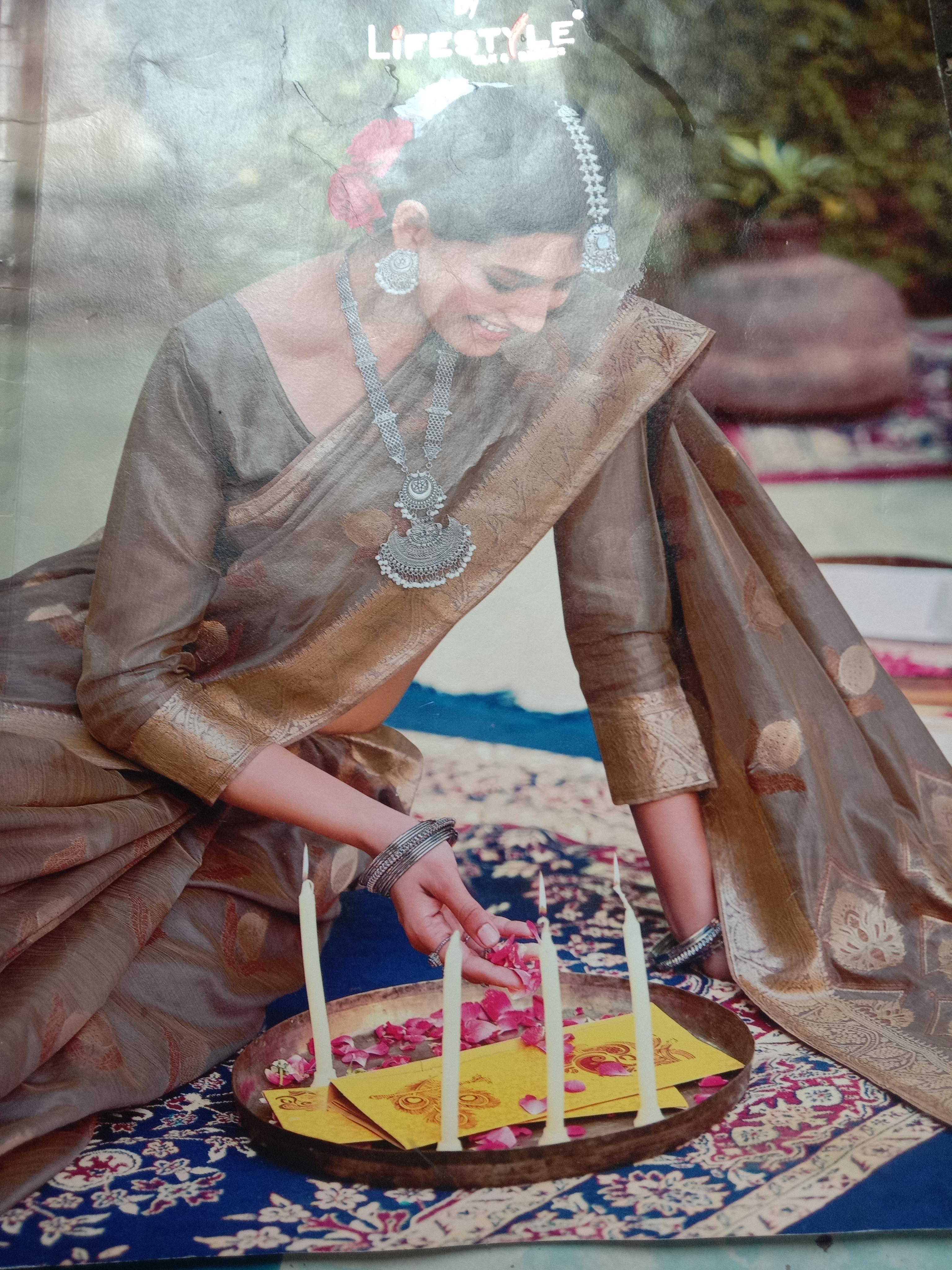 sarees in the silk - 18041317 - Standard Image - 1