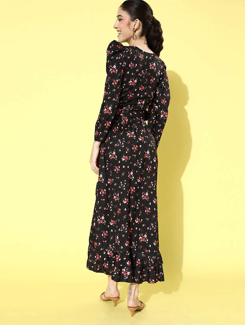 women's layered floral dress - 18041383 -  Standard Image - 1