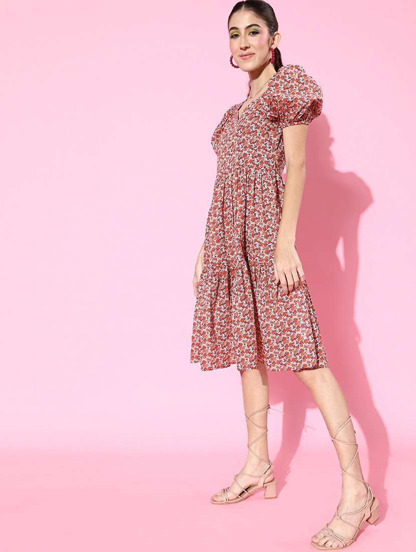 women's tiered dress floral dress