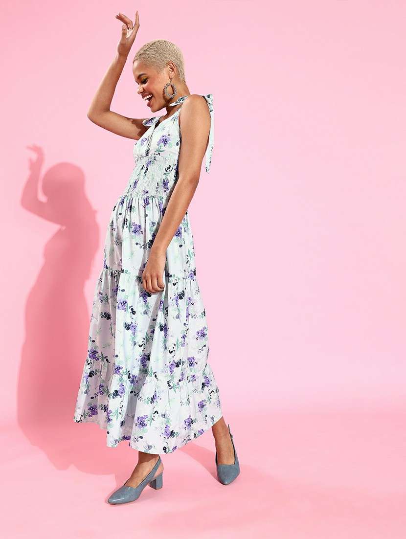 women's fit & flare floral dress