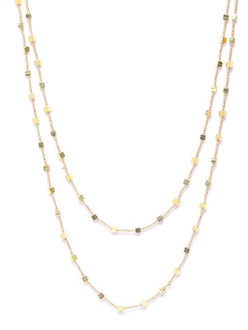 gold metal necklace - 18041726 - Standard Image - 0